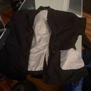 Blue with pinstripes dress jacket